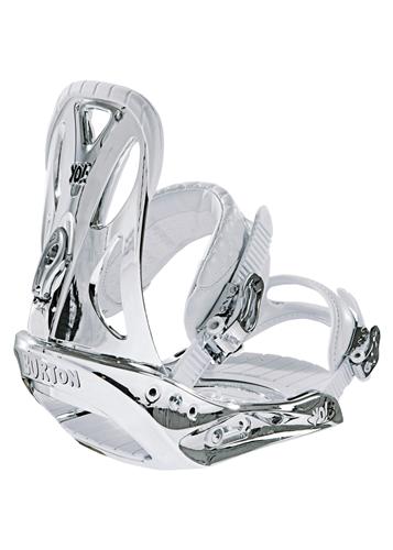 BURTON CUSTOM YO LTD COALITION SNOWBOARD BINDINGS IN PLATINUM