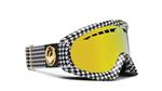 DRAGON DX SNOW GOGGLES WITH HOUNDSTOOTH FRAMES AND A GOLD IONIZED LENS PLUS A FREE AMBER LENS