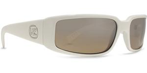 VONZIPPER SHAM SUNGLASSES WITH WHITE FRAMES AND A CHROME GRADIENT LENS
