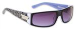 BRIGADA BRO SUNGLASSES WITH BLUE BANDANNA FRAMES AND A GREY LENS
