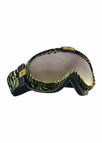 ANON SOLACE SNOW GOGGLES WITH PRINTED ZEBRA FRAMES AND A MIRROR LENS