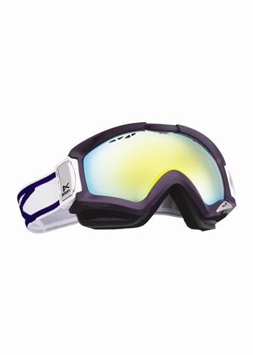 ANON REALM SNOW GOGGLES WITH PAINTED PURPS FRAMES AND A MIRROR LENS