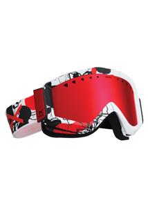 ANON FIGMENT SNOW GOGGLES WITH PRINTED DRIP FRAMES AND A MIRROR LENS