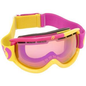 ELECTRIC EG.5S SNOW GOGGLES WITH MOD YELLOW FRAMES AND A PINK CHROME LENS