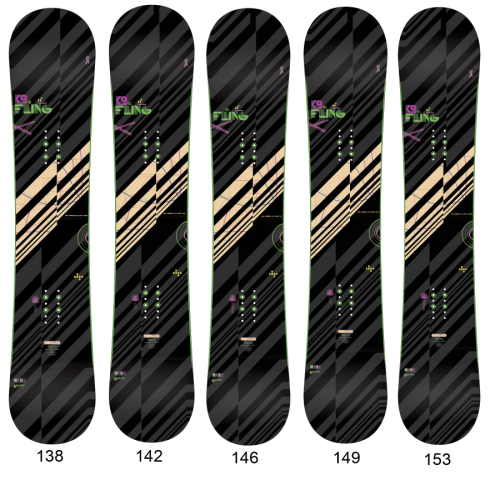 K2 WOMEN'S FLING SNOWBOARD
