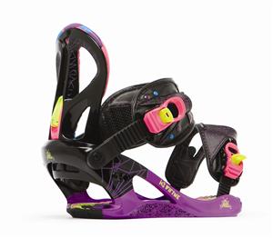 K2 WOMEN'S VIRTUE SNOWBOARD BINDINGS IN BLACK