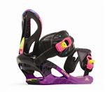 K2 WOMEN'S VIRTUE SNOWBOARD BINDINGS IN BLACK