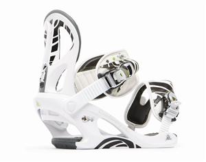 K2 WOMEN'S VIRTUE SNOWBOARD BINDINGS IN WHITE