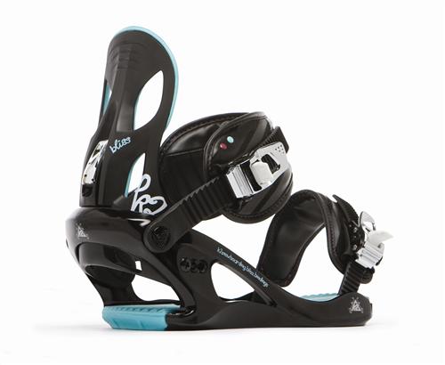 K2 WOMEN'S BLISS SNOWBOARD BINDINGS IN BLACK