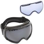 VONZIPPER FEENOM SNOW GOGGLES WITH BLACK GLOSS FRAMES AND A BRONZE POLARIZED LENS