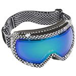 VONZIPPER DOJO SNOW GOGGLES WITH BEIRUT BY NIGHT WHITE FRAMES AND A SMOKE GREEN CHROME LENS