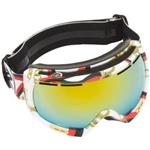 VONZIPPER DOJO SNOW GOGGLES WITH RIBBONS & GOLD SKULL CANDY FRAMES AND A GOLD CHROME LENS