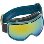 VONZIPPER CHAKRA SNOW GOGGLES WITH PEACOCK METALLIC FRAMES AND A GOLD CHROME LENS