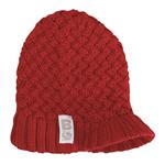 BONFIRE BASKET WEAVE BEANIE IN BRICK