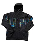 NOMIS STACKS COMPONENT JACKET IN BLACK AND YELLOW BUFFALO PLAID