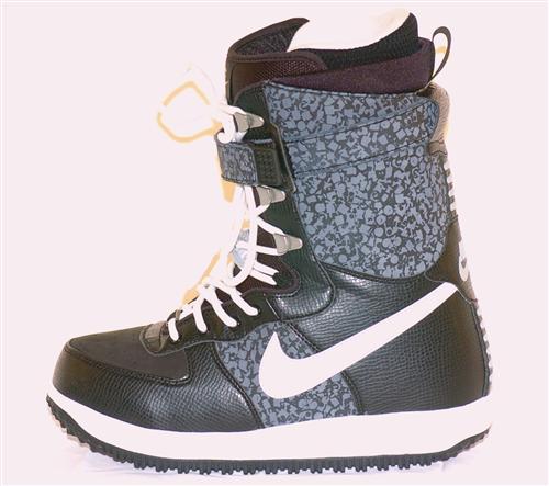 NIKE ZOOM AIR FORCE 1 MENS SNOWBOARD BOOTS IN BLACK AND ANTHRACITE