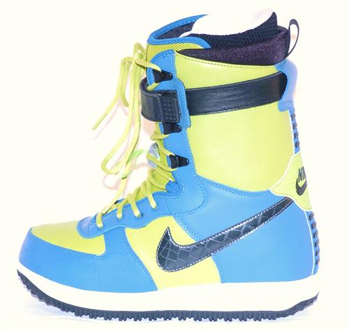 NIKE ZOOM AIR FORCE 1 MENS SNOWBOARD BOOTS IN CACTUS AND BLACK