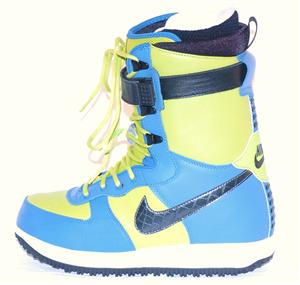 NIKE ZOOM AIR FORCE 1 MENS SNOWBOARD BOOTS IN CACTUS AND BLACK
