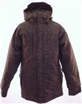 NIKE NOZZLE DOWN SNOWBOARDING JACKET IN BLACK NOZZLE JAQUARD