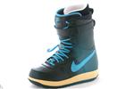 NIKE ZOOM AIR FORCE 1 SNOWBOARDING BOOTS IN BLACK AND VIVID BLUE