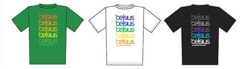 CELSIUS REPEAT T-SHIRT IN GREEN