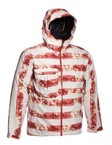 BONFIRE CHROMA STRIPE JACKET IN BRICK
