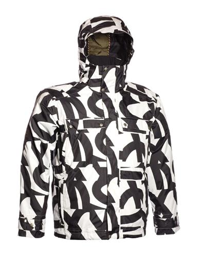 BONFIRE BLUR JACKET IN SILK