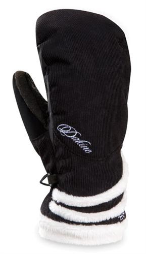 DAKINE WOMEN'S SAVANA MITTENS IN BLACK TAPESTRY