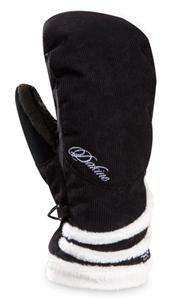 DAKINE WOMEN'S SAVANA MITTENS IN BLACK TAPESTRY