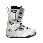 VANS ANDREAS WIIG SNOWBOARD BOOTS IN WHITE AND PLAID