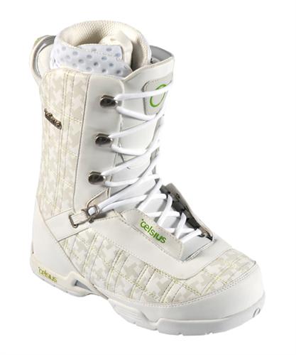 CELSIUS CLIMATE SNOWBOARD BOOTS IN WHITE