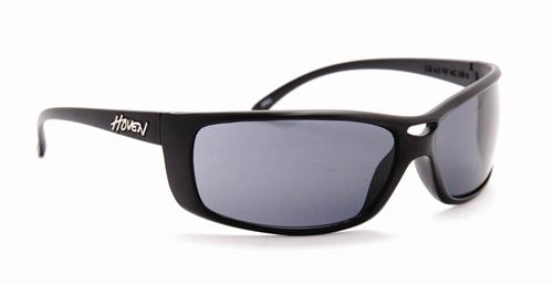 HOVEN HAMMER SUNGLASSES WITH BLACK MATTE FRAMES AND A GREY LENS