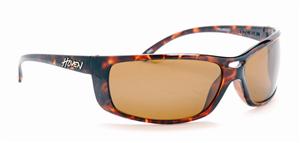 HOVEN HAMMER SUNGLASSES WITH DARK TORTOISE FRAMES AND A BRONZE POLARIZED LENS