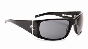 HOVEN EXCUSE SUNGLASSES WITH BLACK FRAMES AND A GLOSS GREY LENS