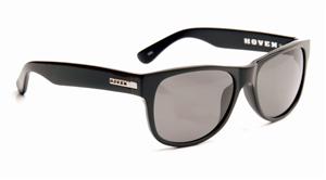 HOVEN BIG RISKY SUNGLASSES WITH BLACK GLOSS FRAMES AND A GREY LENS