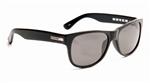 HOVEN BIG RISKY SUNGLASSES WITH BLACK GLOSS FRAMES AND A GREY LENS