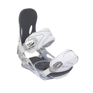 VORUM WOMEN'S VSP SNOWBOARD BINDINGS IN WHITE