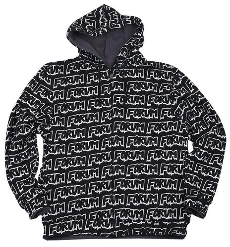 FORUM YOUNGBLOOD REVERSIBLE CUSTOM SWEATSHIRT IN BLACK AND WHITE