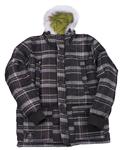 FORUM COOMBS PUFFY DOWN JACKET IN PLAID OF DEATH