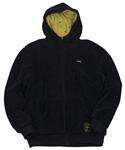 FORUM SHAG FLEECE JACKET IN BLACK