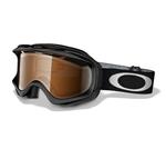OAKLEY AMBUSH SNOW GOGGLES WITH JET BLACK FRAMES AND A BLACK IRIDIUM LENS