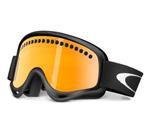 OAKLEY O FRAME SNOW GOGGLES WITH JET BLACK FRAMES AND A PERSIMMON LENS