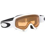 OAKLEY XS O FRAME KID'S SNOW GOGGLES WITH MATTE WHITE FRAMES AND A PERSIMMON LENS