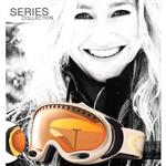 OAKLEY WOMEN'S GRETCHEN BLEILER A FRAME SNOW GOGGLES WITH KHAKI FRAMES AND A GOLD IRIDIUM LENS