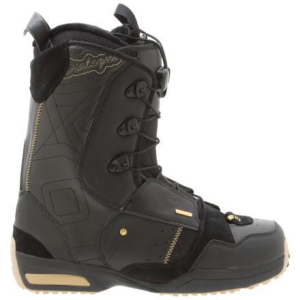 SALOMON DIALOGUE SNOWBOARD BOOTS IN BLACK/METALIC GOLD