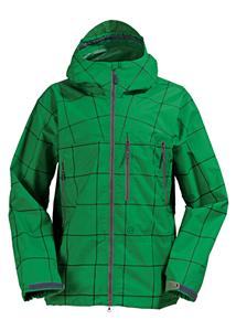 IDIOM 2.5L CONTINUUM JACKET IN GREEN GRID PRINT