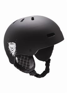 RED TRACE 0.5 YOUTH SNOW HELMET IN BLACK
