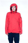 HOLDEN WOMEN'S MADRID JACKET IN CARDINAL RED/BARK-BLACK