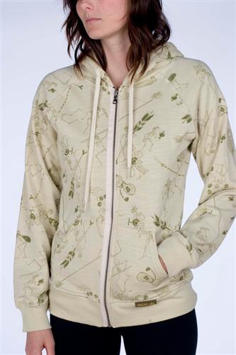 HOLDEN WOMEN'S KIMONO ZIP HOODED SWEATSHIRT IN CANVAS