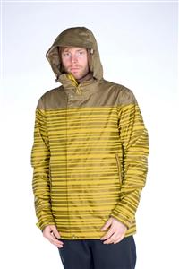 HOLDEN WESTON STRIPE JACKET IN SUNSET AND OLIVE